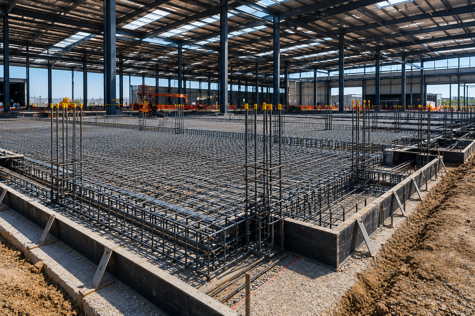 Industrial Warehouse — Slab & Footings